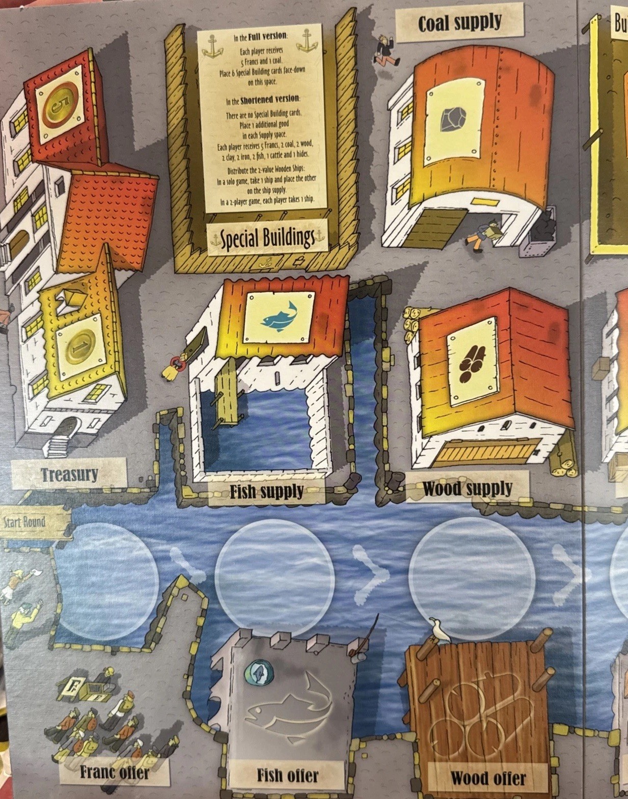 LE HAVRE Board Game Almost 100% COMPLETE 2009 MULTI AWARD WINNER See Description