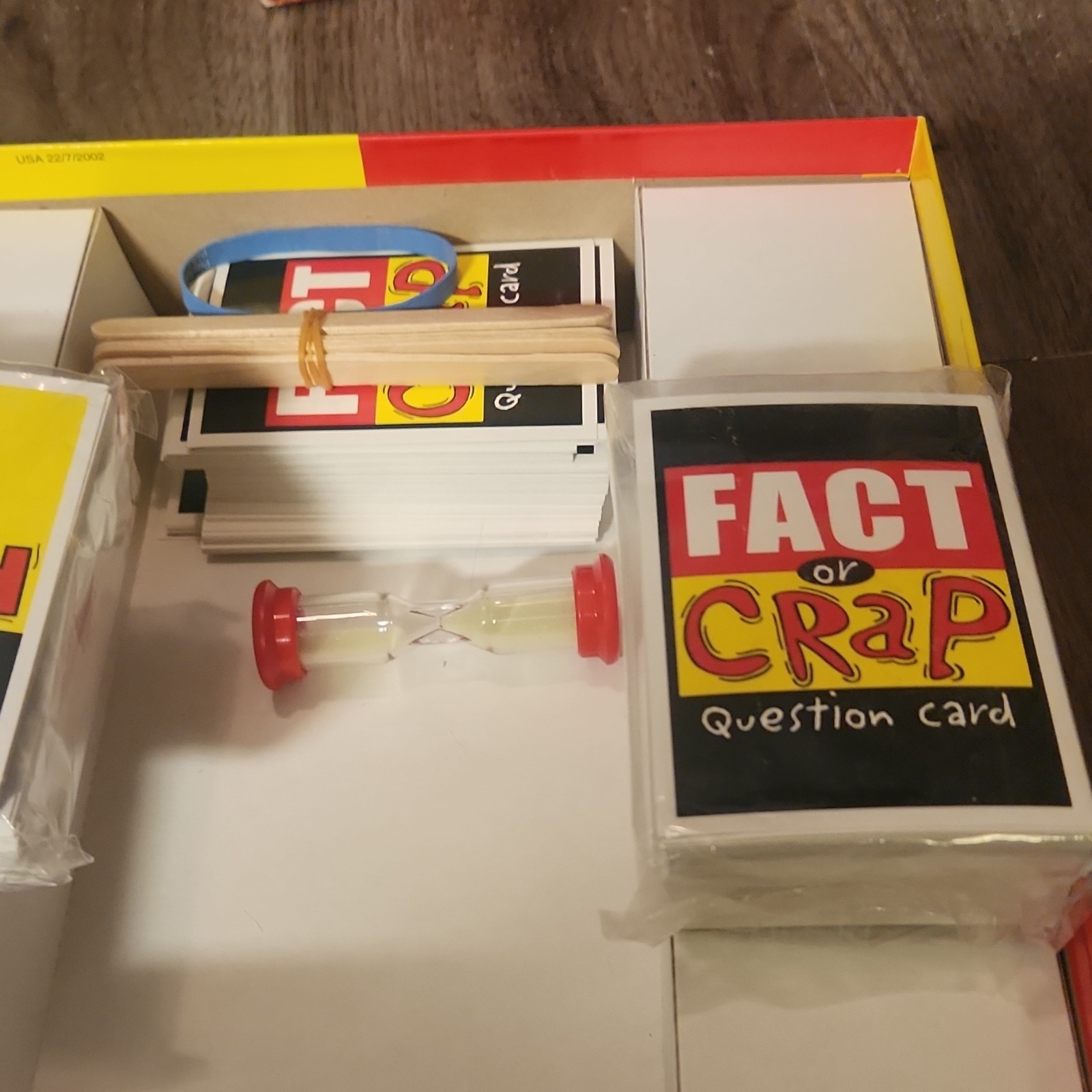 University Games Fact or Crap Party Trivia Board Game, Complete, Timer, Ages 12+