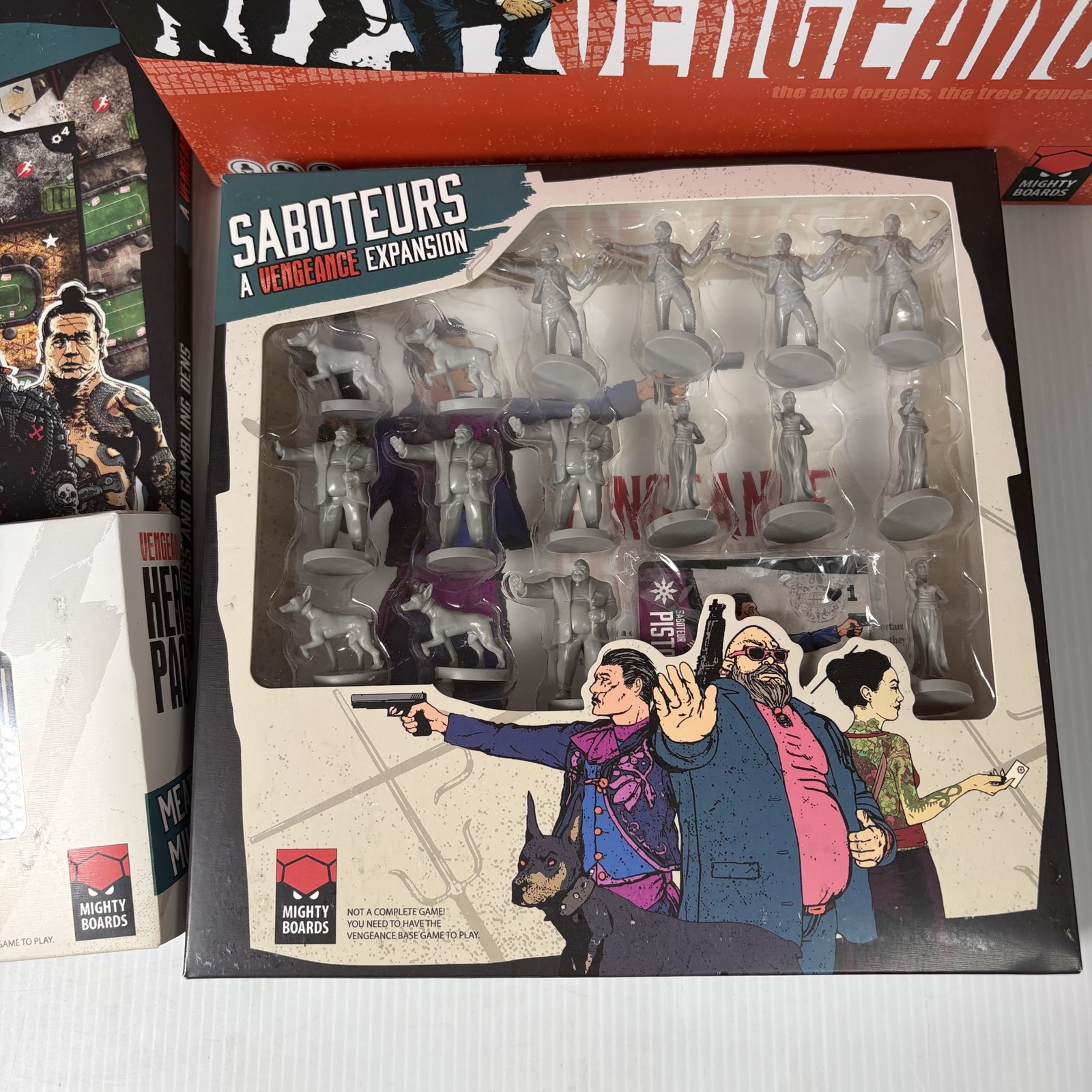 Vengeance Director’s Cut Kickstarter Rampage All-in Game Bundle Saboteurs