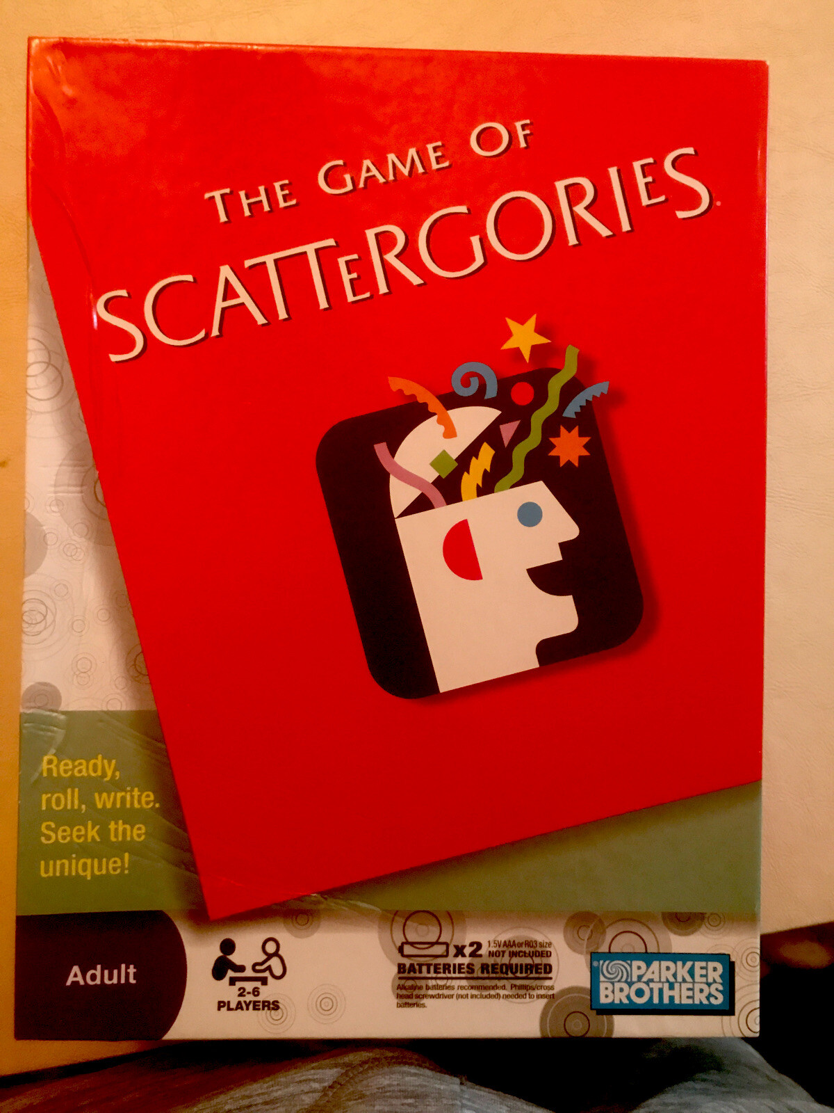 Parker Brothers The Game of Scattergories 2009 – Adult Owned – Complete