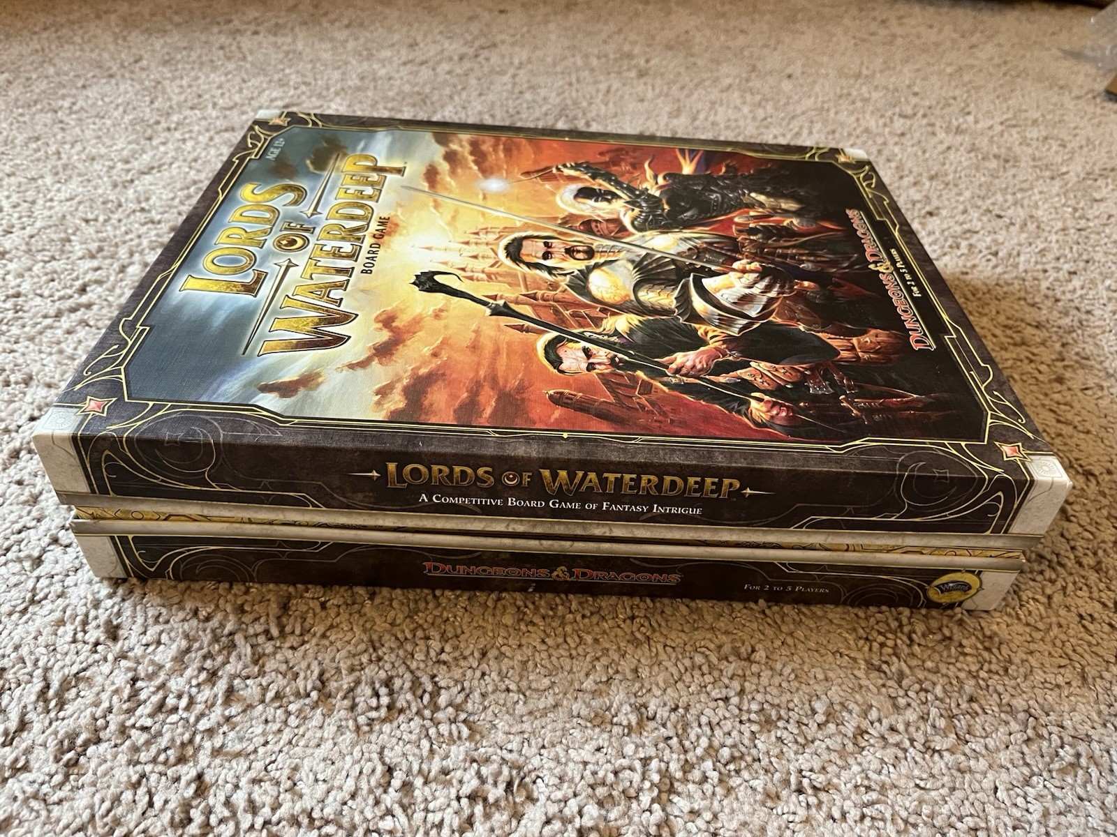 Lords of Waterdeep Dungeons and Dragons Board Game Wizards of the Coast Complete