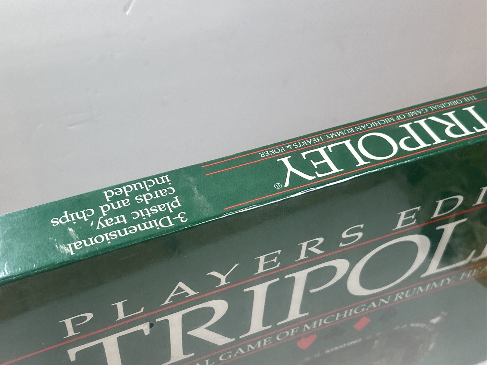 Cadaco Tripoley Game Players Edition #300 3D Tray 1989 Vintage New Sealed