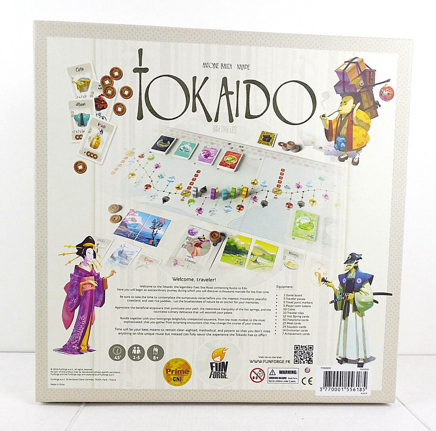 Tokaido – Funforge Board Game – 2014 Fun Forge