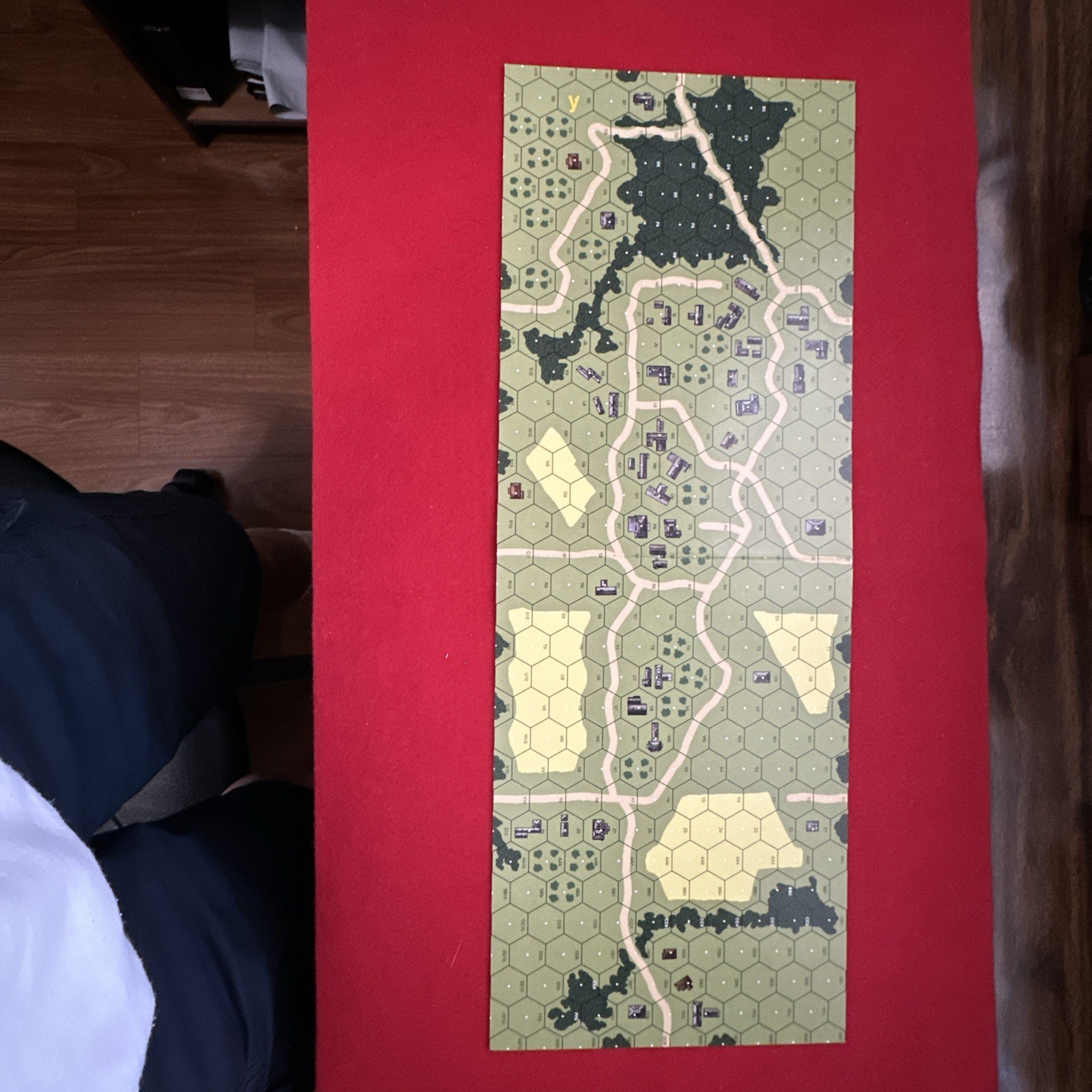 ASL/ Squad Leader Cardstock Map Board Y, by MMP
