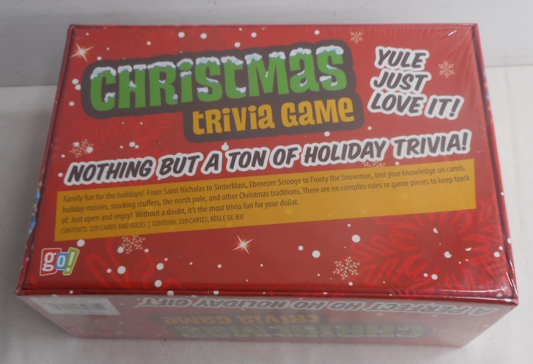 Christmas Trivia Game A Perfect Ho Ho Holiday Gift 2+ Players Adult – NEW Sealed