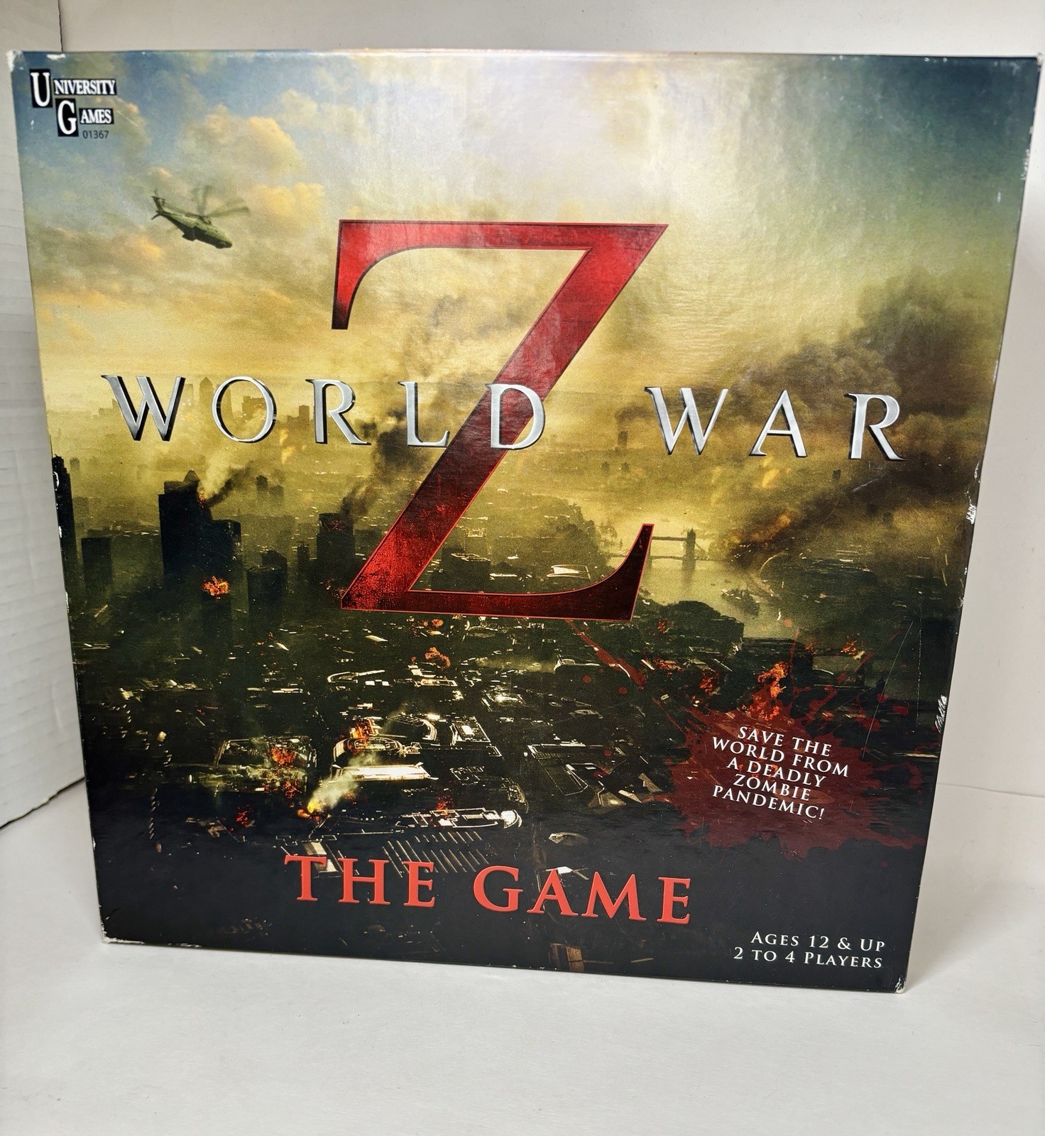 UNIVERSITY GAMES , WORLD WAR Z , THE GAME BOARD GAME – 2013 EDITION