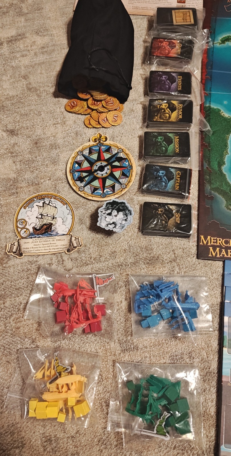 Merchants & Marauders and Seas of Glory Expansion (out of print) – Barely used