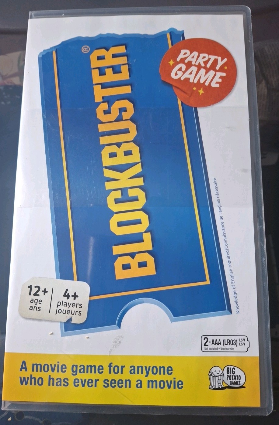 Spinning Master Game BlockBuster Party Movie Game Brandnew for Ages 12 and Up