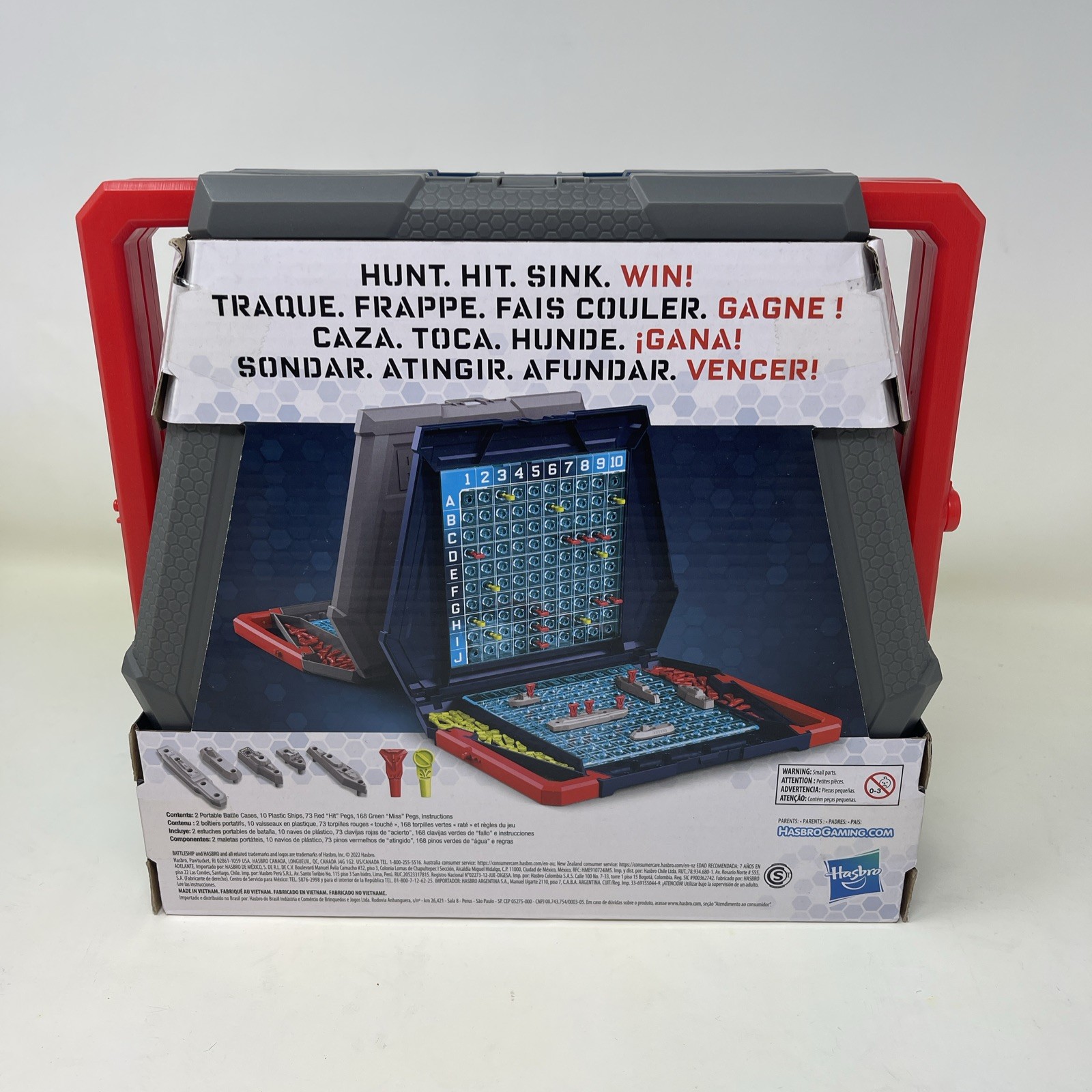 Battleship Classic Board Game by Hasbro 2 Player Strategy Game Ages 7+ New