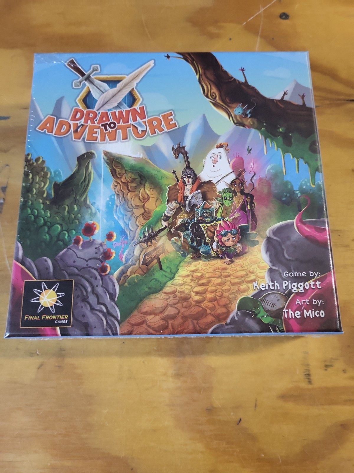 Final Frontier Boardgame Drawn to Adventure (New)