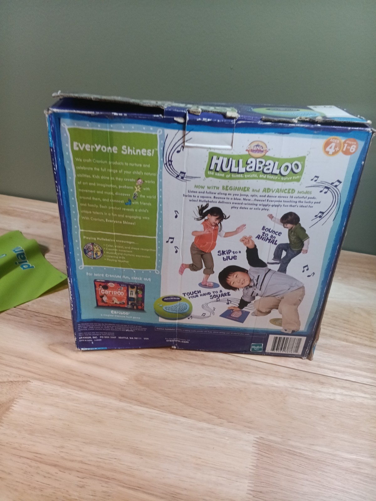Vintage Cranium Hullabaloo Interactive Game Kids Tested Works Music Active