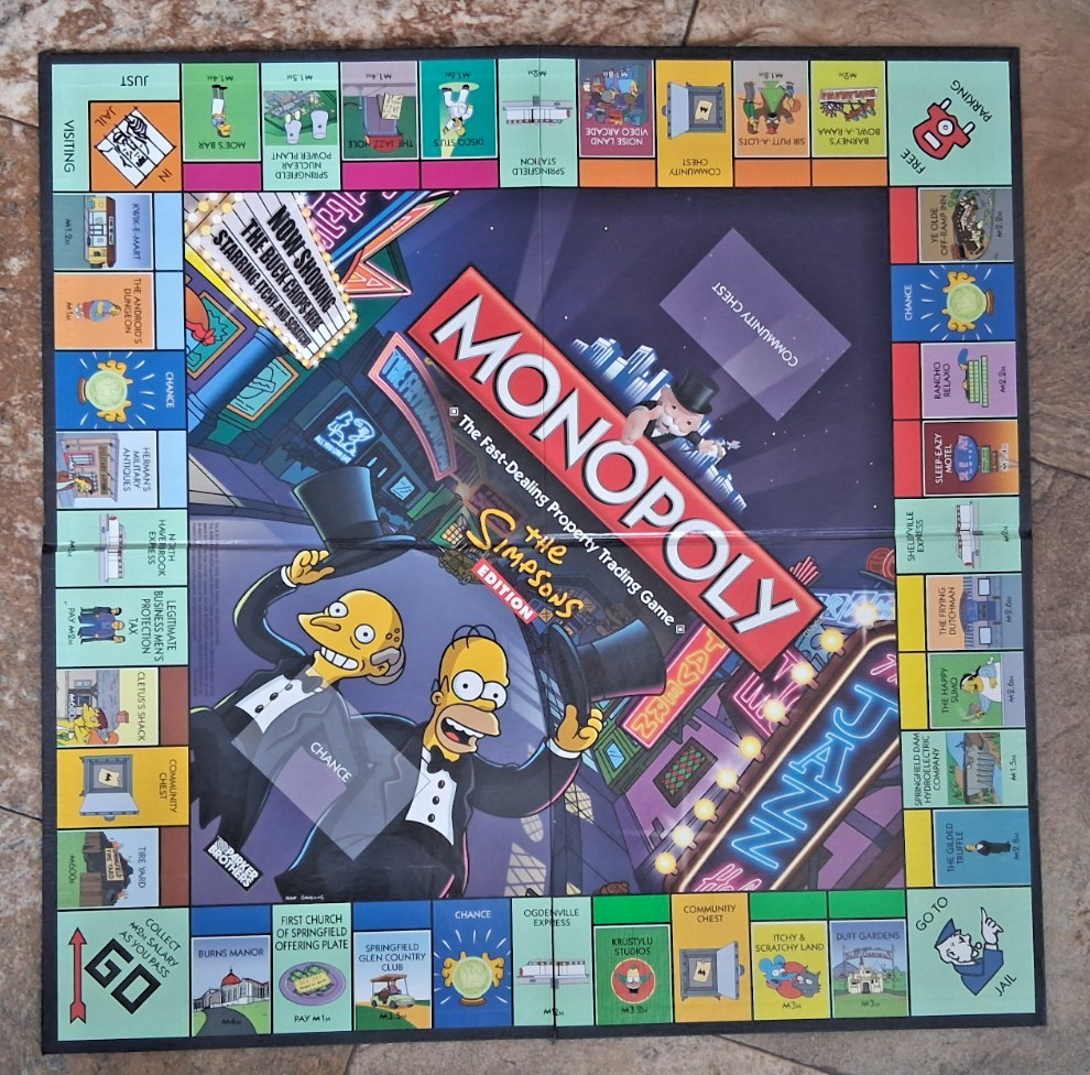 Monopoly: The Simpsons Electronic Edition Board Game