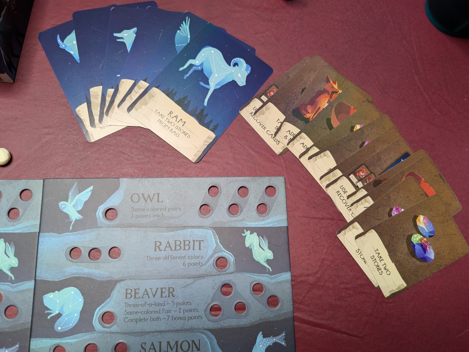 Spirits of the Wild Board Game Strategy 2 Player Complete w/multiple expansions!