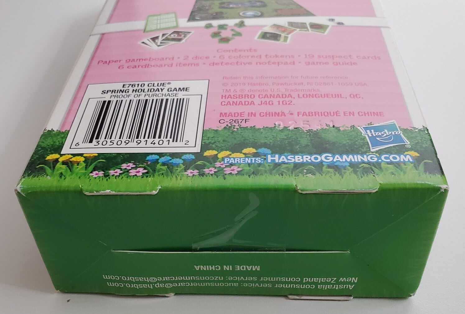 Clue Garden Party Mystery Game Hasbro COMPLETE Roses Flower Floral Theme