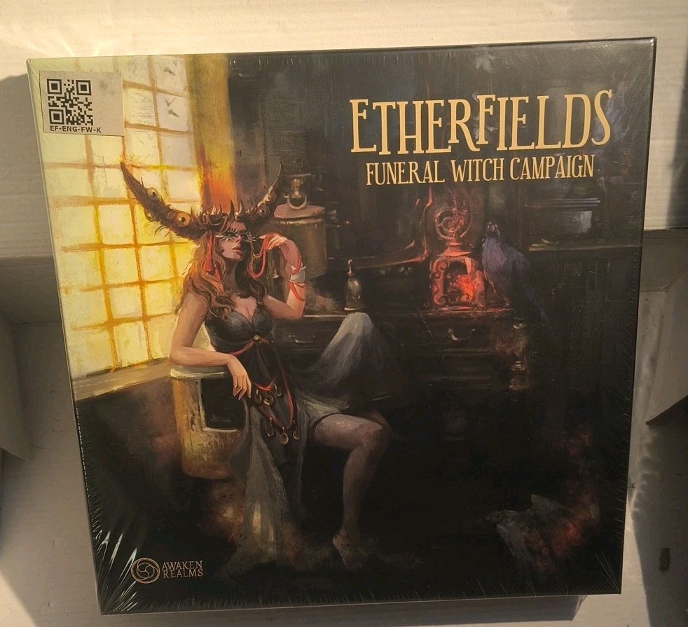 Etherfields Lot Kickstarter 2.0 Campaign, Harpy & She-Wolf, Funeral Witch SEALED