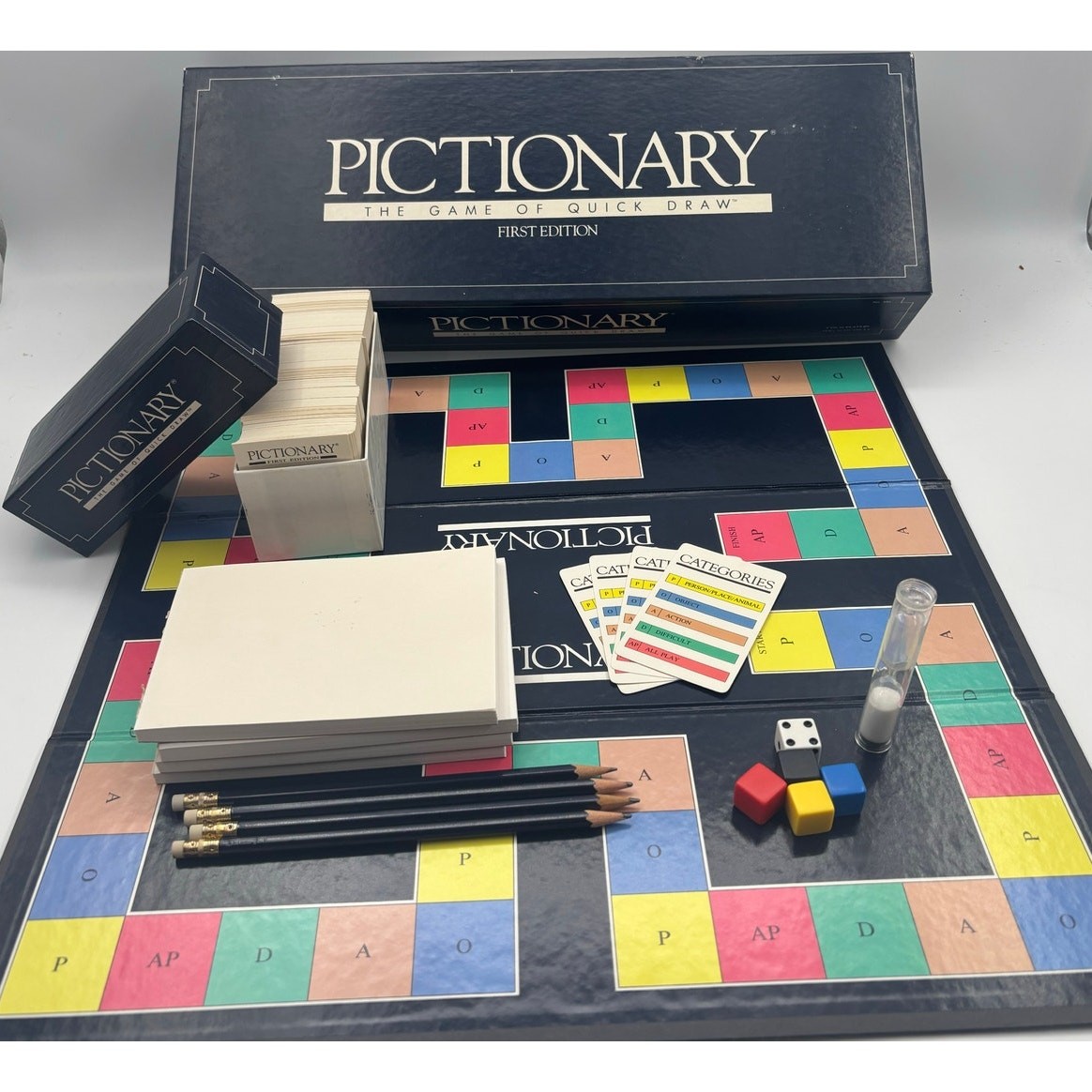 1985 Pictionary The Game of Quick Draw First Edition- No Instructions