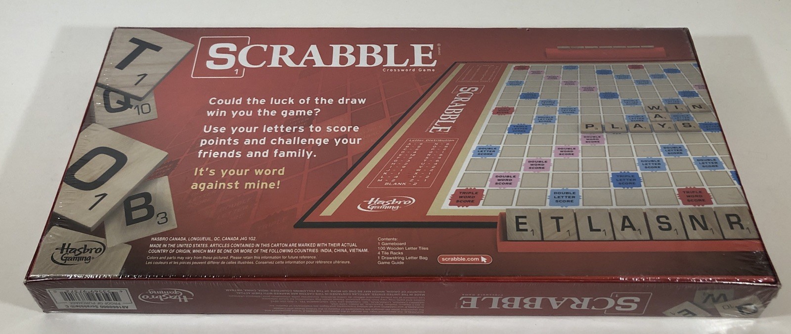 Scrabble Crossword Board Game Hasbro – Brand New