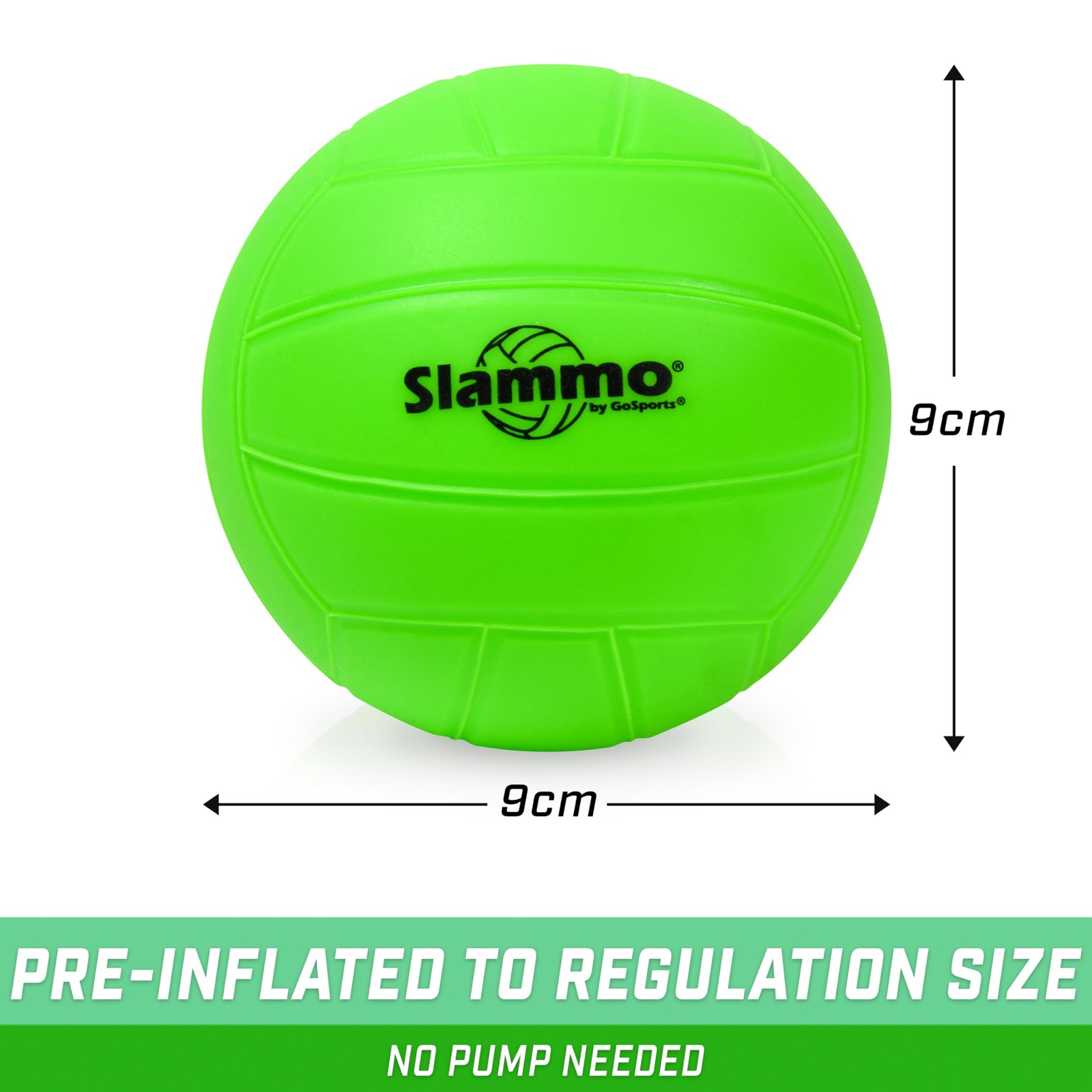 Balls Replacement 9cm Competition Size Pack of 3 GoSports Slammo Official