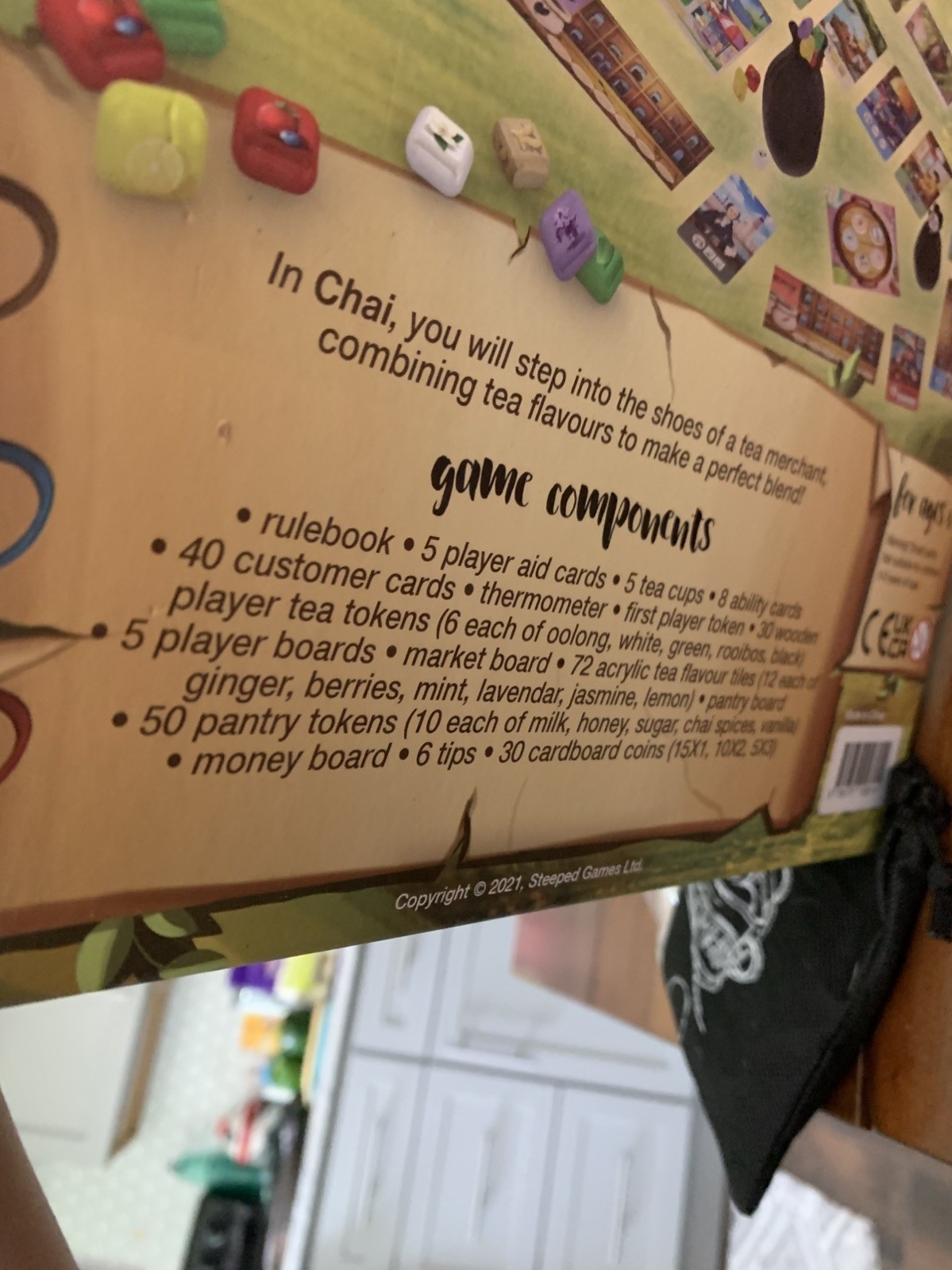 Chai Board Game COMPLETE – Steeped Games LN 2021 1-5 players