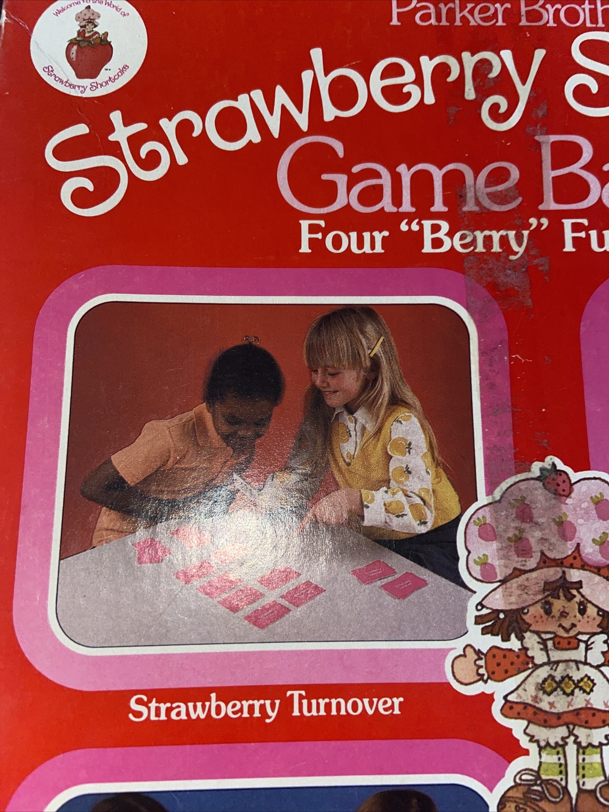 Strawberry Shortcake Game Basket Four Berry Fun Games By Parker Brothers