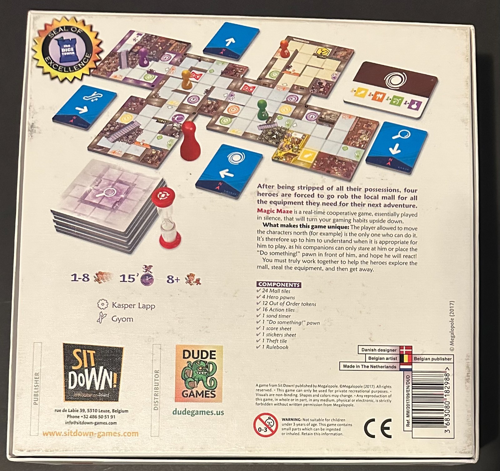 Magic Maze PLUS Maximum Security Expansion Complete