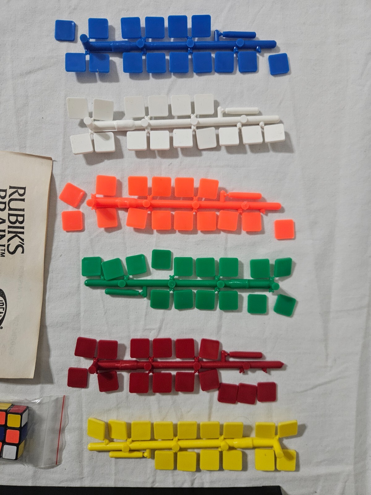 Rubik’s Cube Brain Game. 1983. CBS Toys. Ideal. Logic & Deduction. 2 Player.