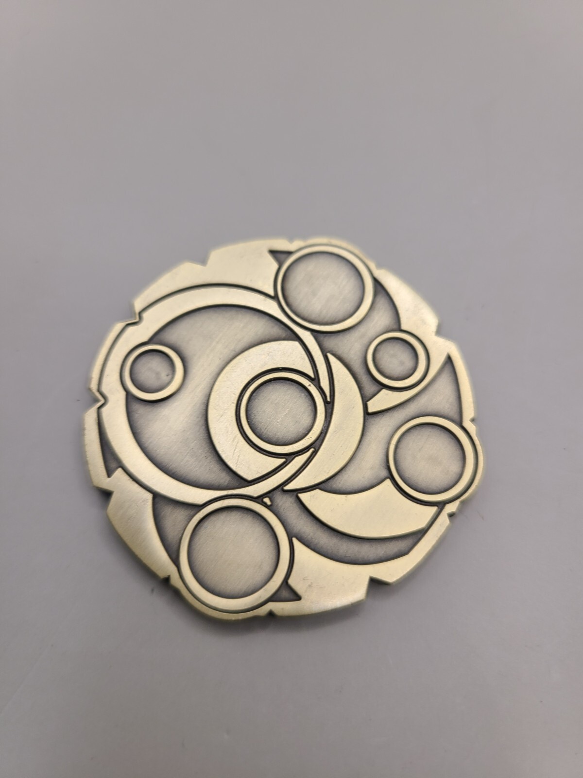 Keyforge Premium Metal Key YELLOW by Ghost Galaxy