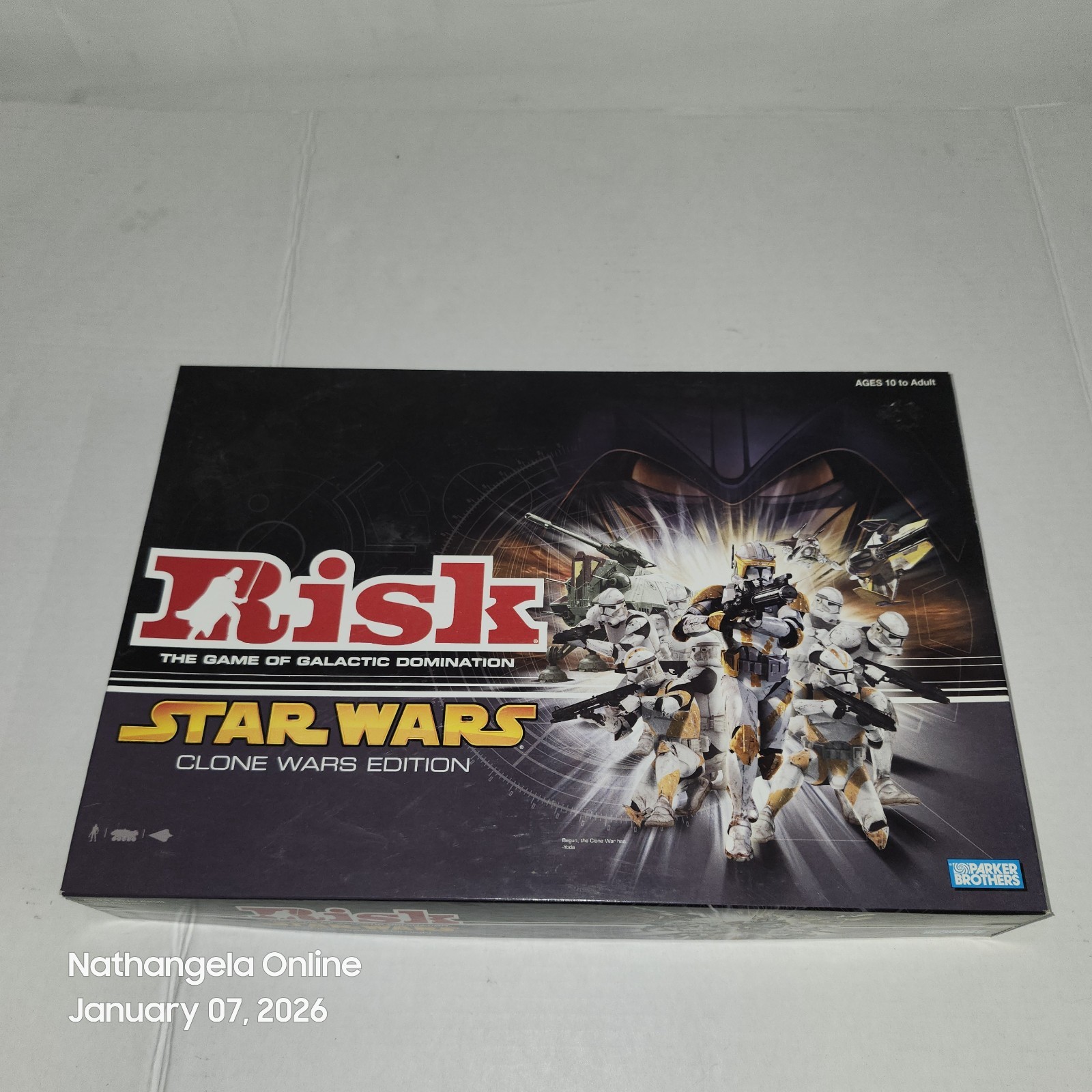 Star Wars Risk Clone Wars Edition Galactic Domination Game New OPEN BOX