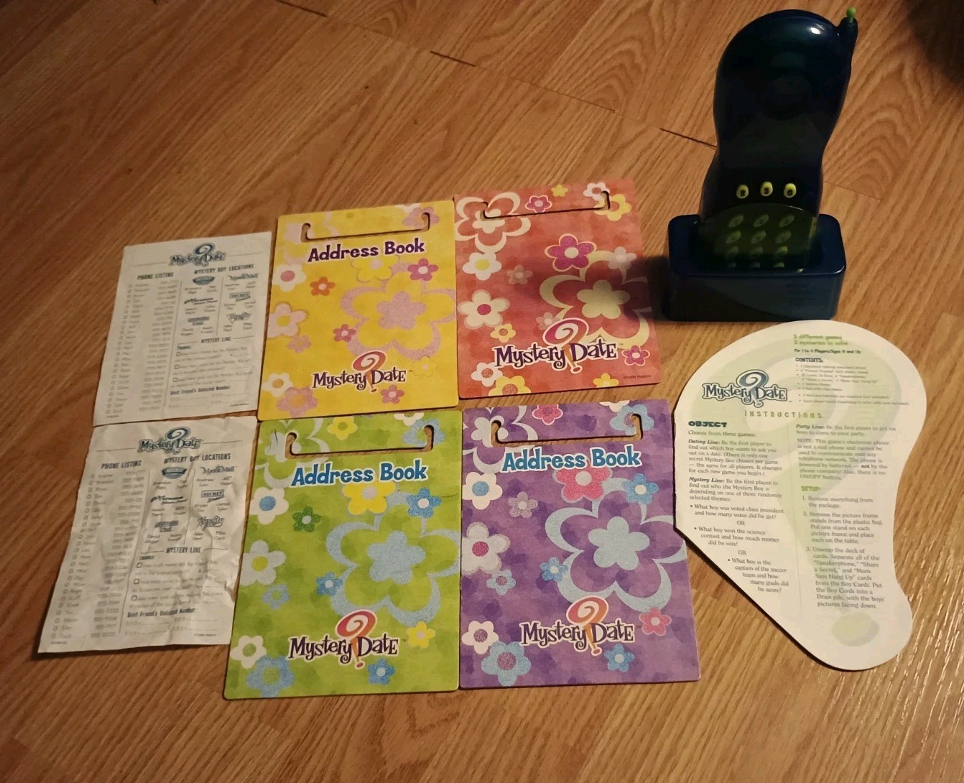 2000 Hasbro Mystery Date Game Electronic Talking AS-IS Non-Working Phone