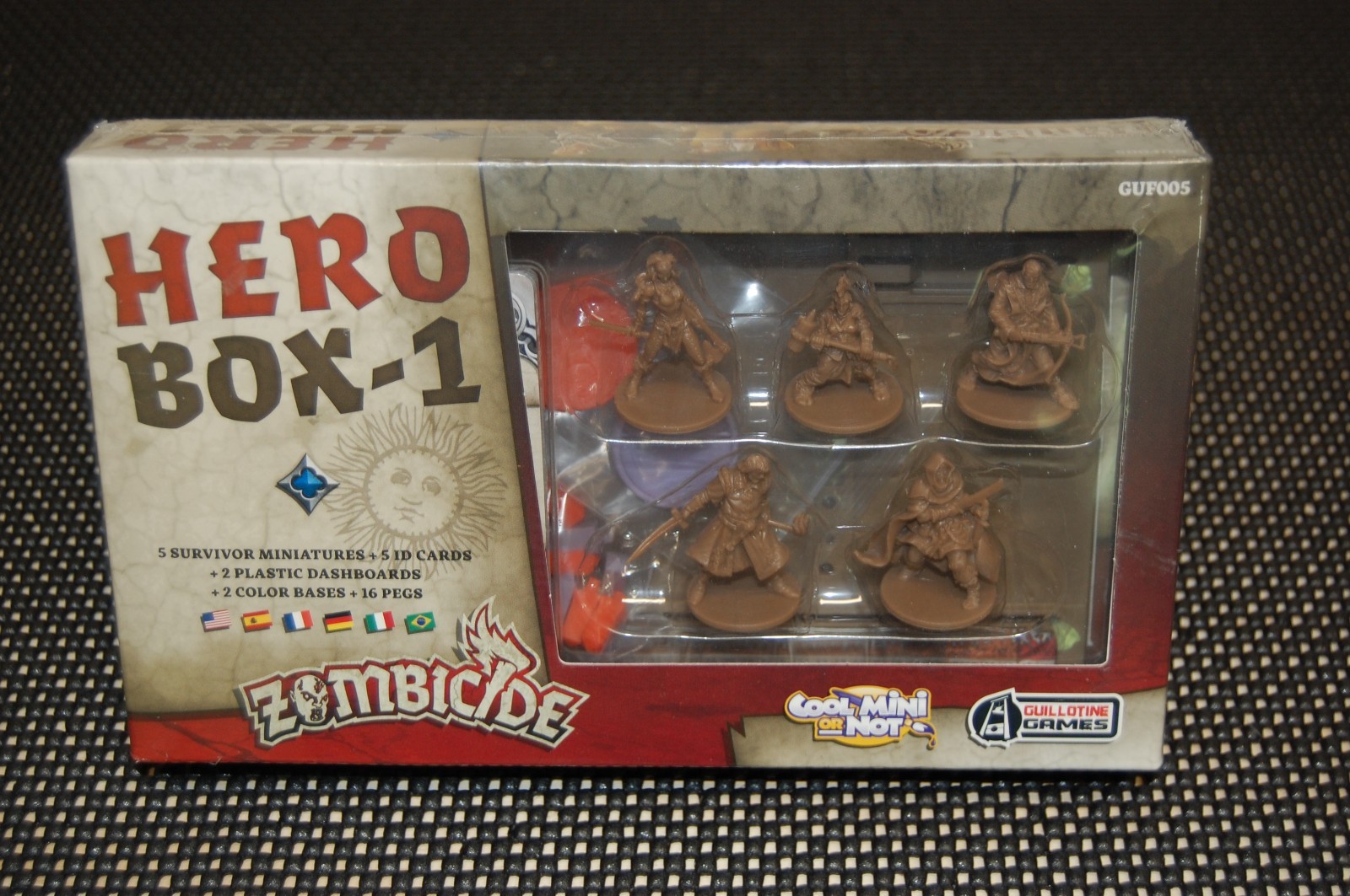 Zombicide Hero Box 1 (Black Plague) SEALED UNOPENED