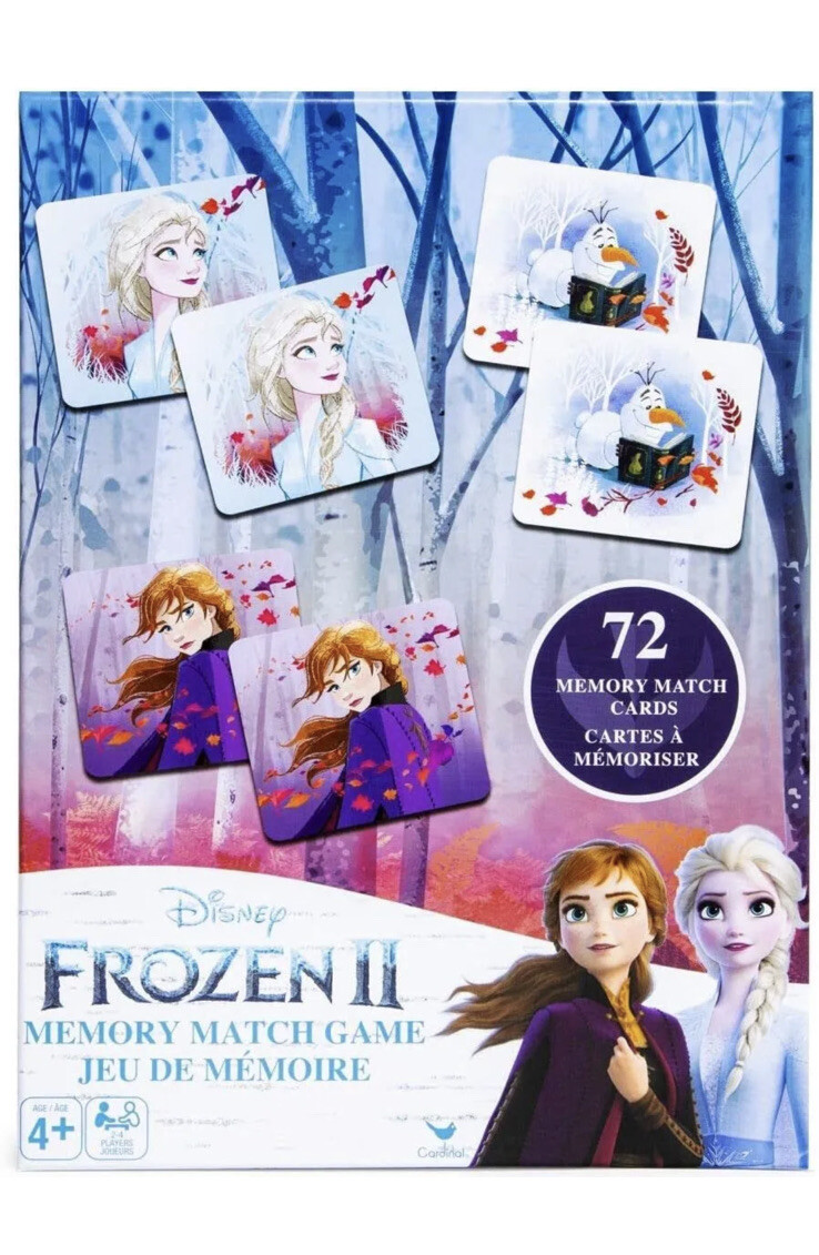 Disney Frozen II -Memory Match Game -72 Cards Elsa Anna Olaf & Characters -NEW