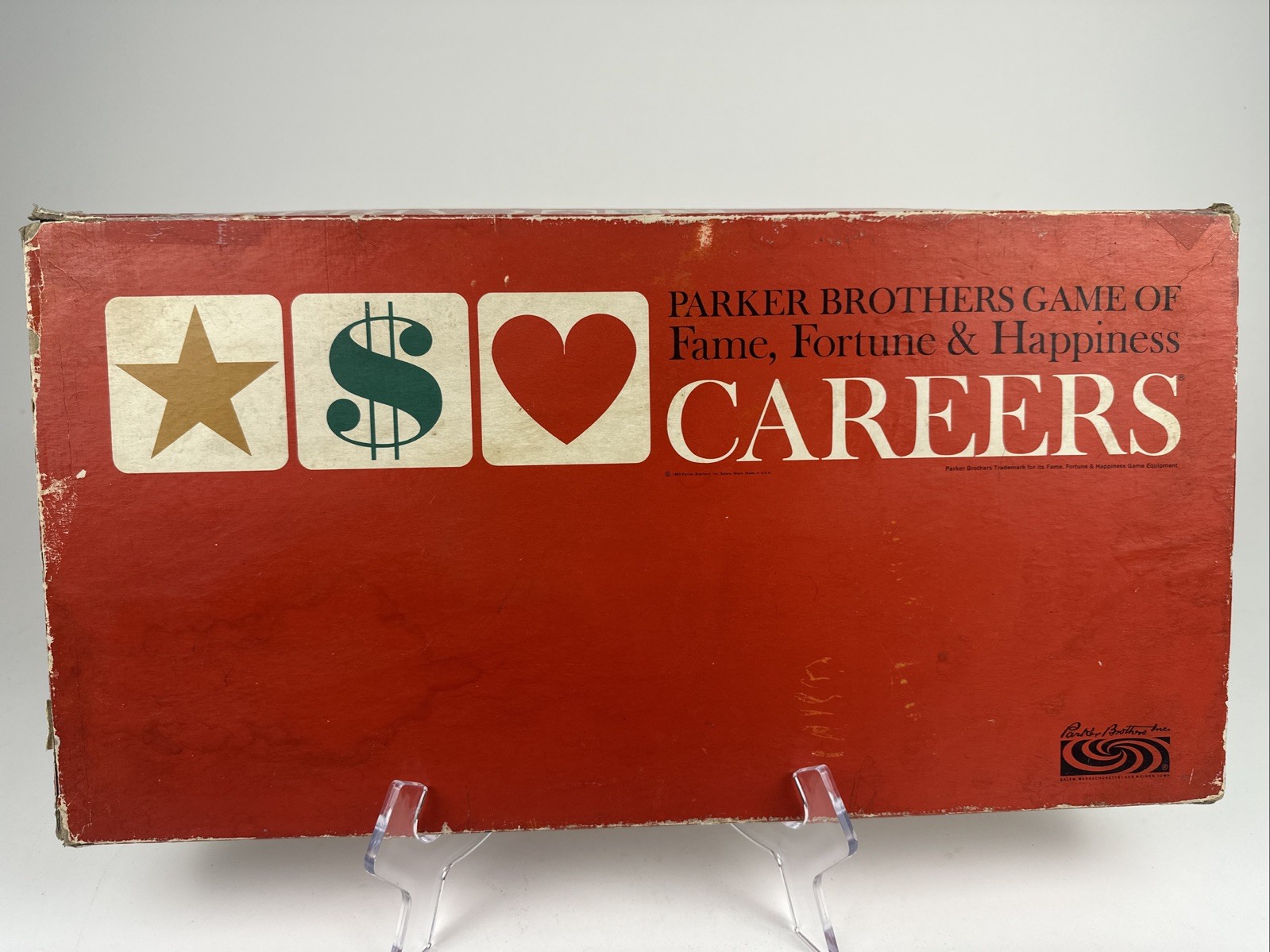 Vintage Parker Brothers Career Board Game 1965 Family Fame Fortune Happiness
