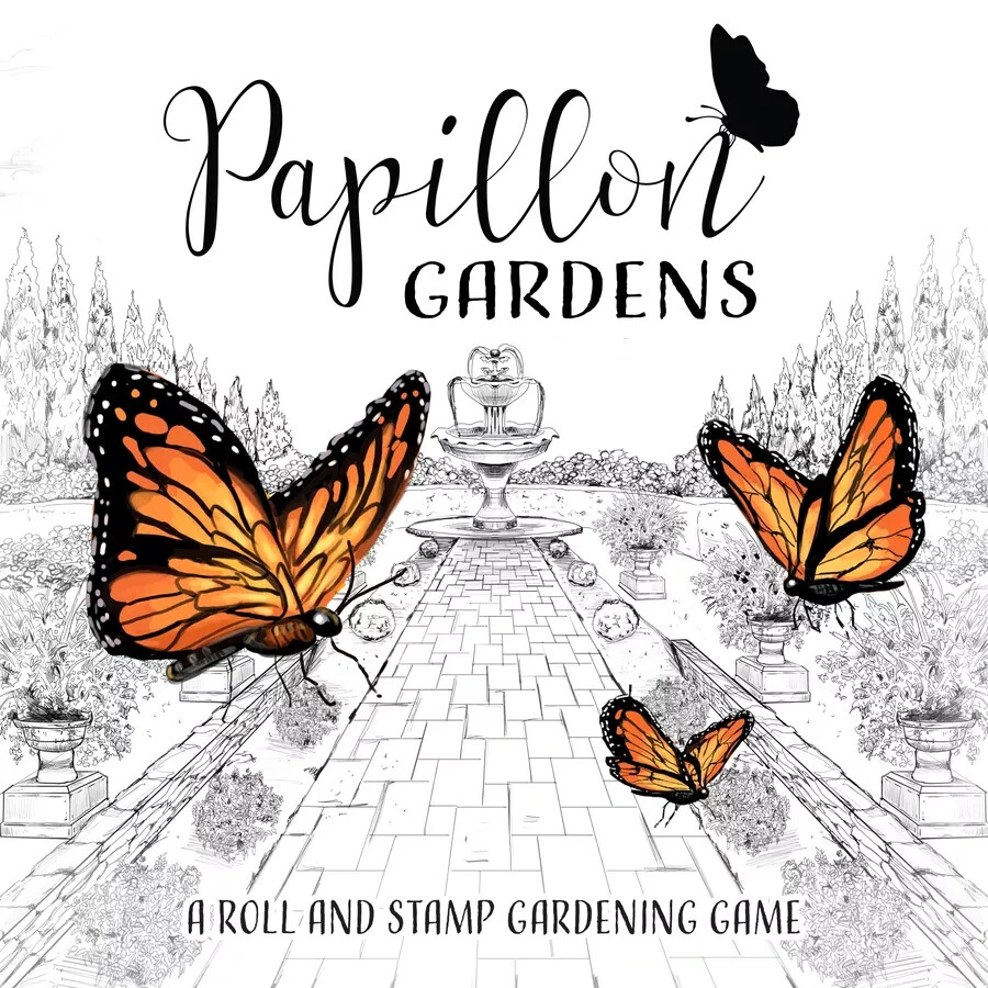 🏡🦋NIS Papillon Gardens (KS Edition) Board Game – ROLL & STAMP Butterfly 🦋🏡