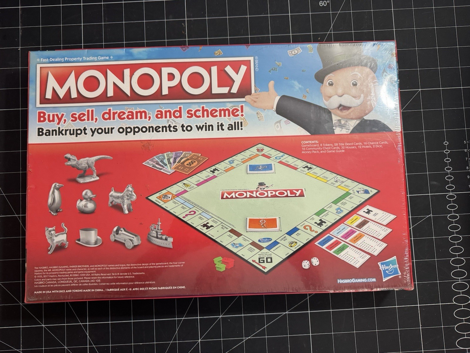 Monopoly Classic Board Game Hasbro Family Night 2-6 Players Ages 8+ NEW Sealed