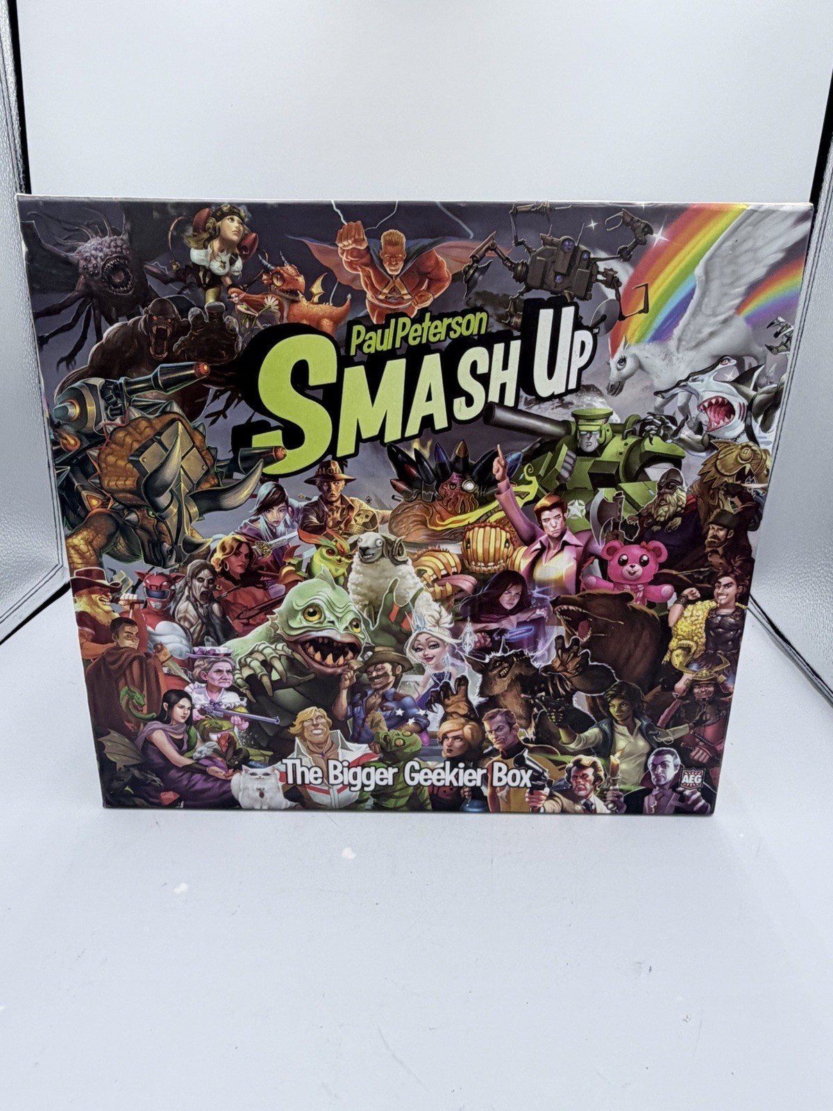 AEG: Smash Up – The Bigger Geekier Box COMPLETE + 3 Expansions 19 Factions