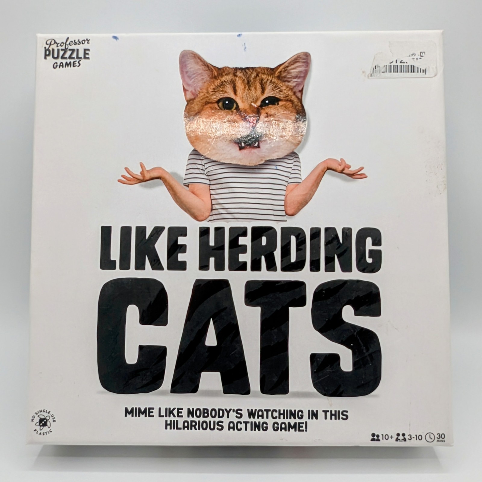 Like Herding Cats Acting Board Game 3-10 Players Masks Charades No Instructions