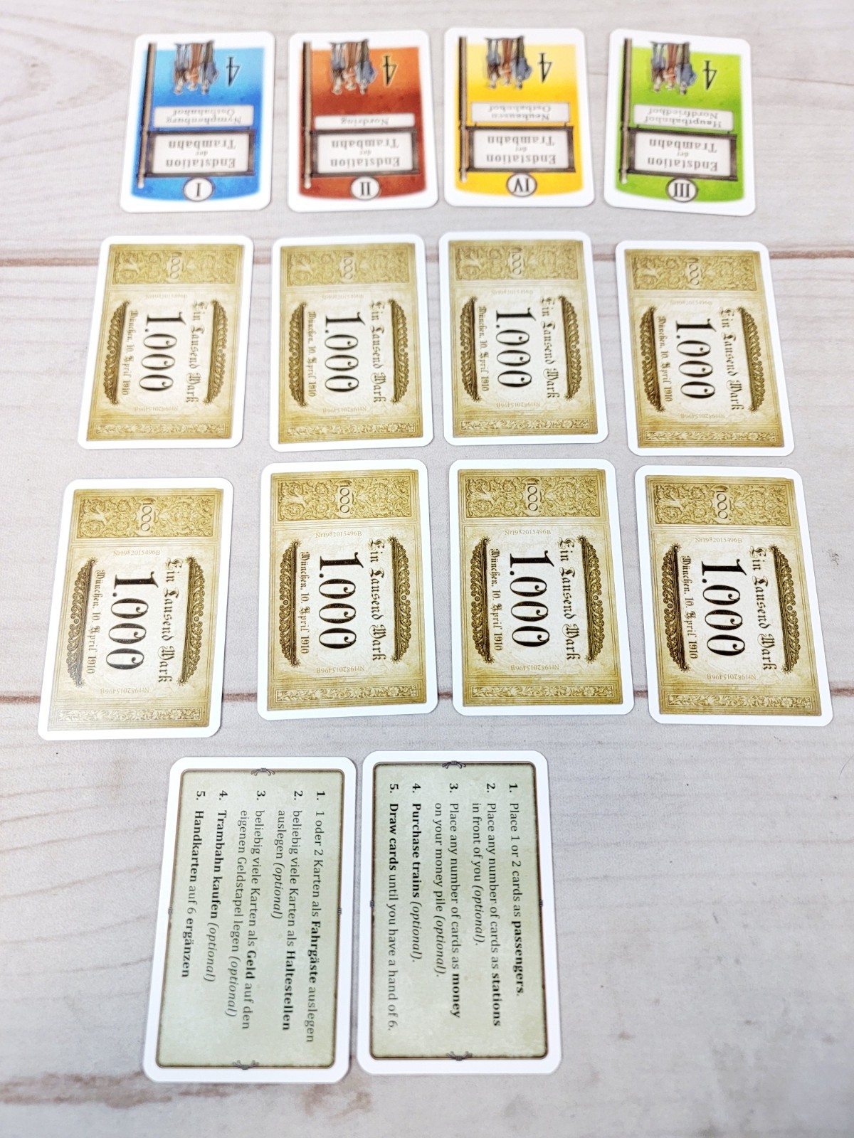 Trambahn Board Game Mayfair Games 2015 By Helmut Ohley 2 Player – Complete