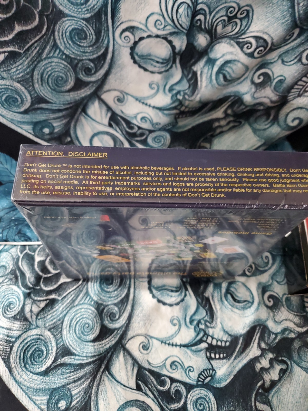 DONT GET DRUNK. THE ULTIMATE PARTY GAME NEW SEALED + Spin The Bottle Game.