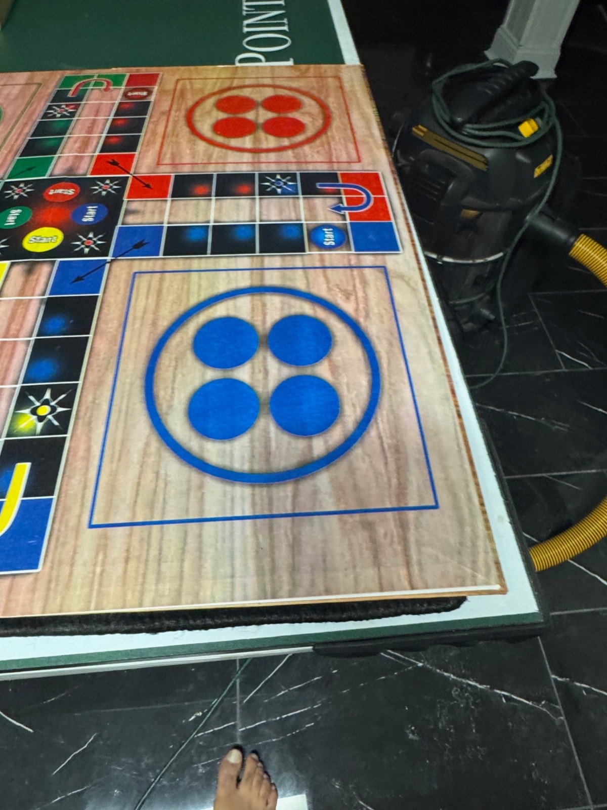 Laminated Ludo Board Game 24 Inches With Pieces and Dice Handmade Smooth Finish