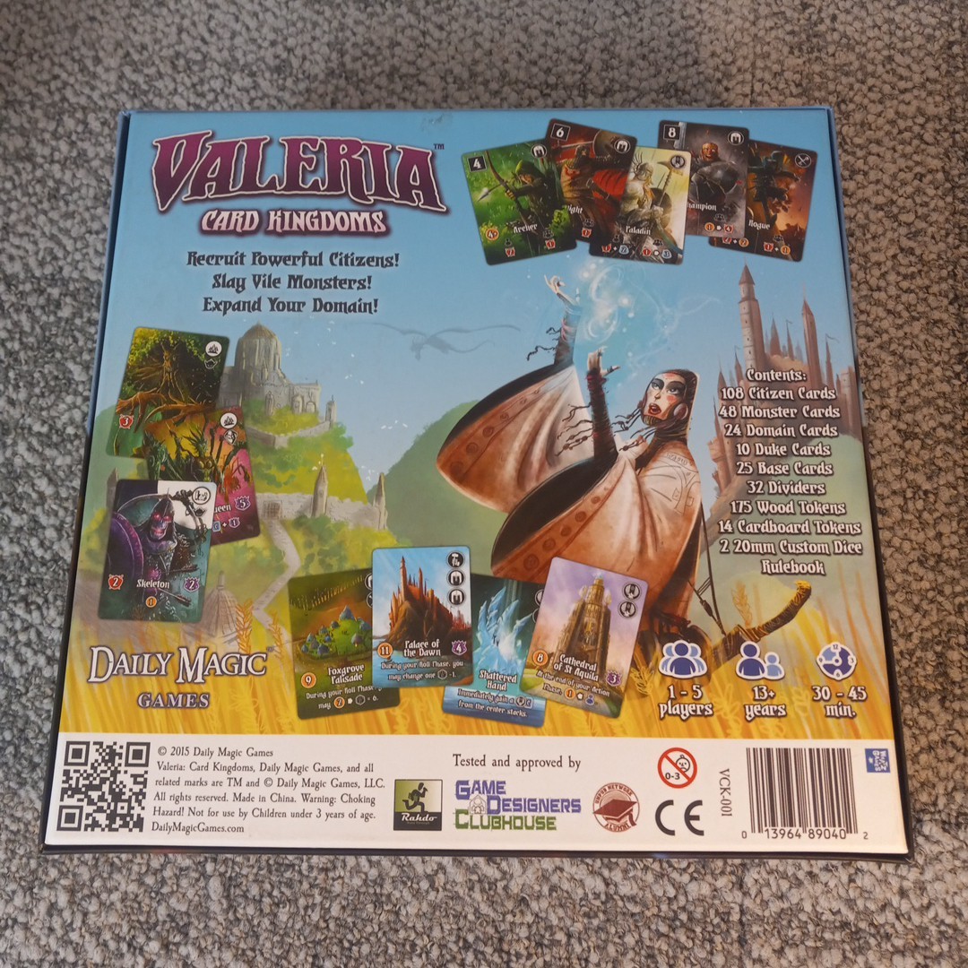 Valeria Card Kingdoms (Board Game, 2015) Daily Magic Isaias Vallejo Complete