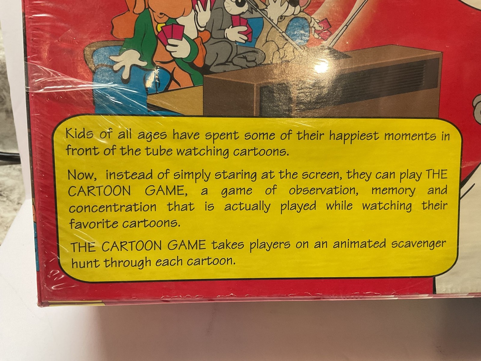TDC Games The Cartoon Game Board Game As Seen On TV Vintage Sealed Boxed