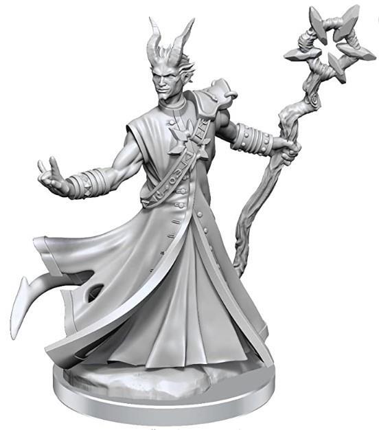 WZK 75034 – Dungeons & Dragons Frameworks: W01 Tiefling Warlock Male