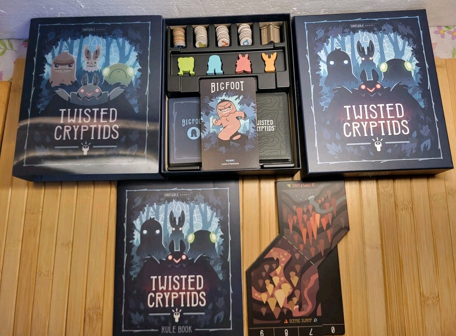 Twisted Cryptids Base Game – A Legendary Strategy Card Game New Open Box Bigfoot