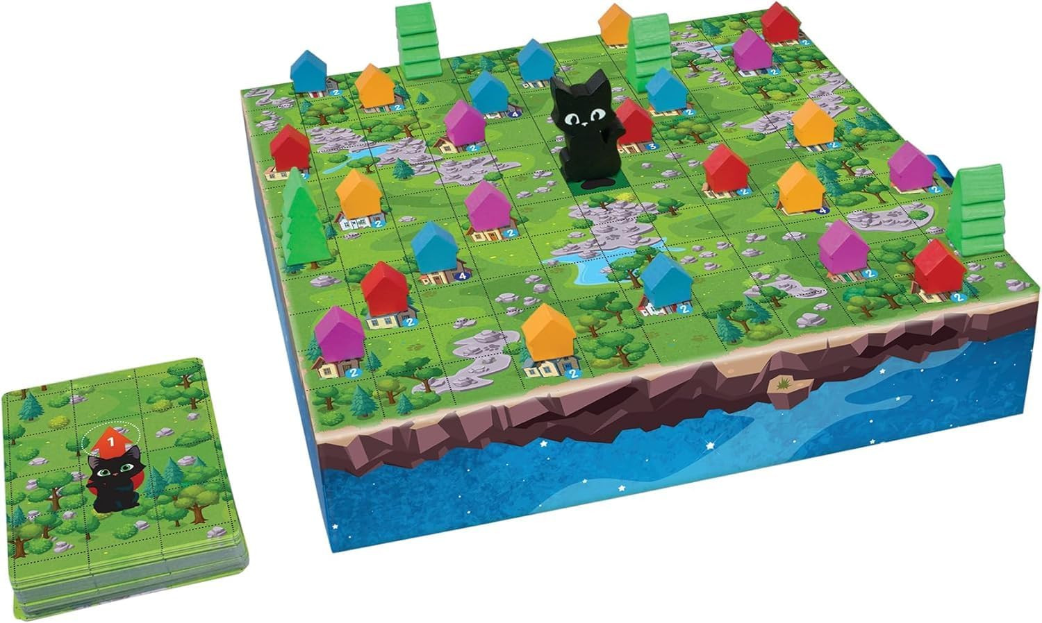 Cat Earth – Light Strategy Family Board Game – 2 to 4 Players Ages 8 and Up