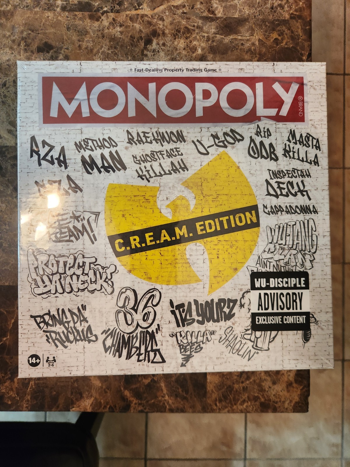 Wu Tang Clan LIMITED EDITION Official Monopoly Board Game Brand New!!