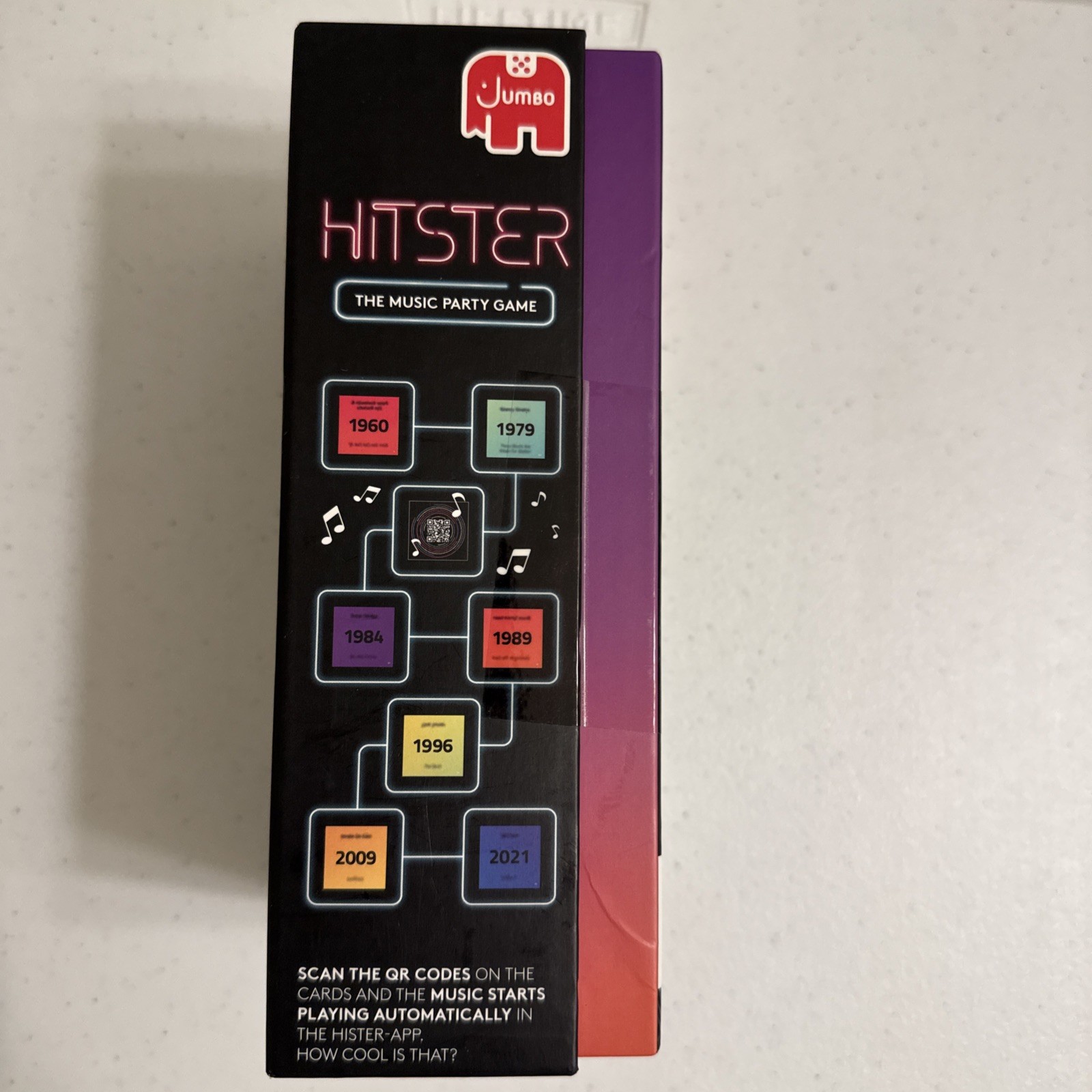 Jumbo Hitster – The Music Fun Party Quiz Card Game, 2-10 Players – Brand New
