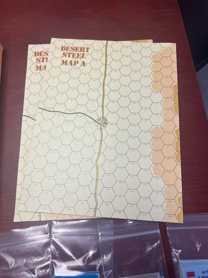 1989 West End Games “Desert Steel” Board Game