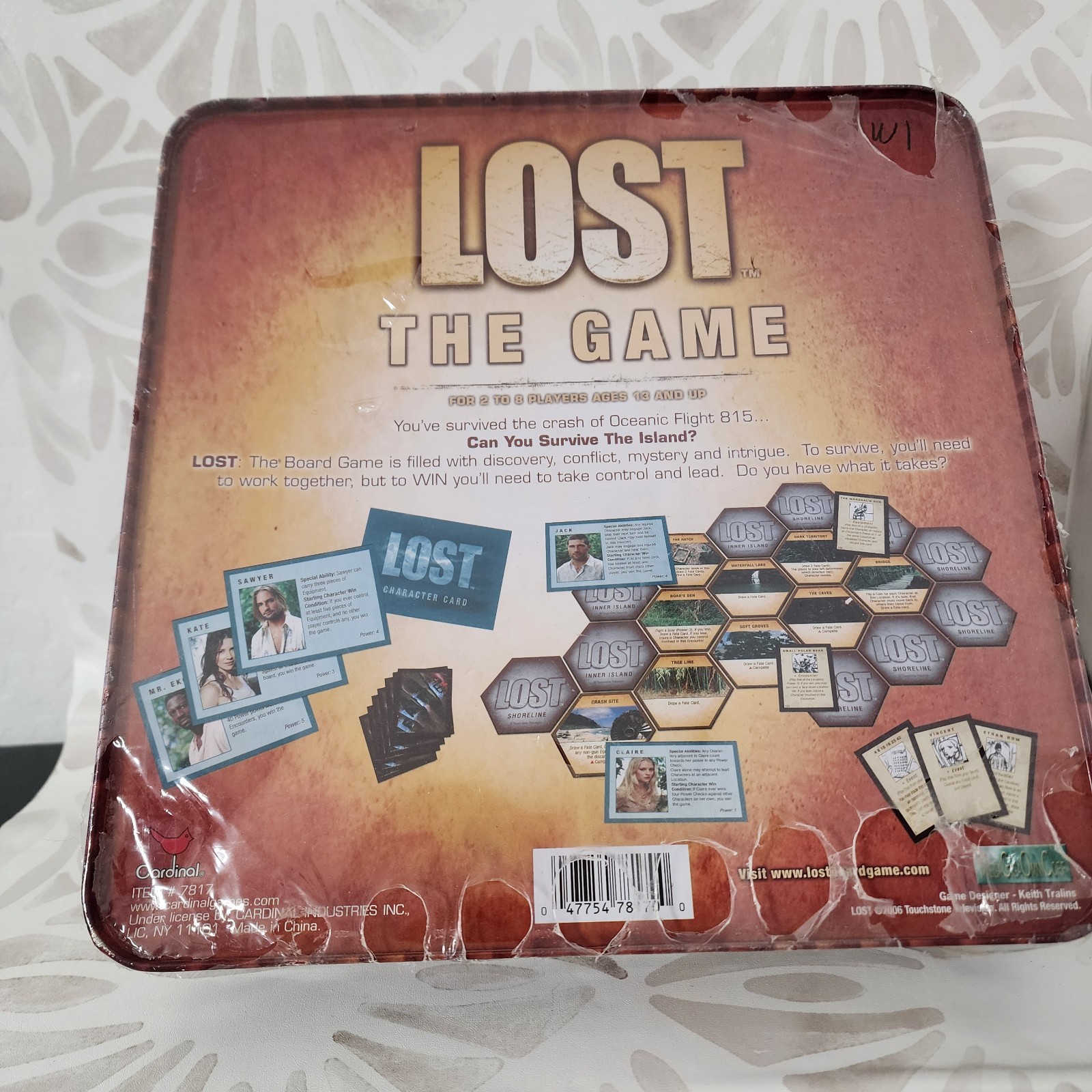 SEALED, LOST THE BOARD GAME COLLECTORS TIN BOX EDITION 2006 TV SHOW