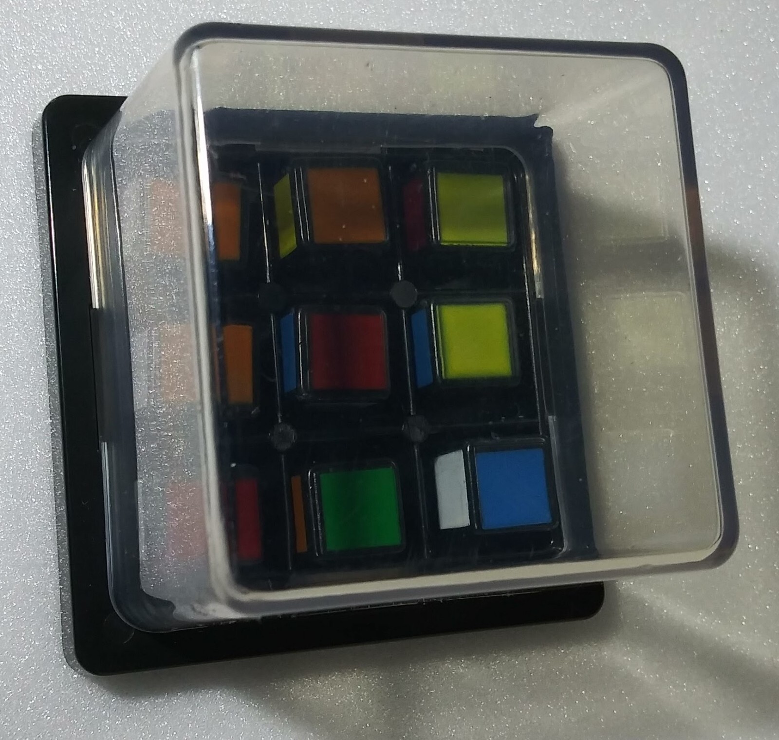 Vintage 1982 Rubiks Race Game By Ideal Complete, Rubiks Cube Face Matching Game