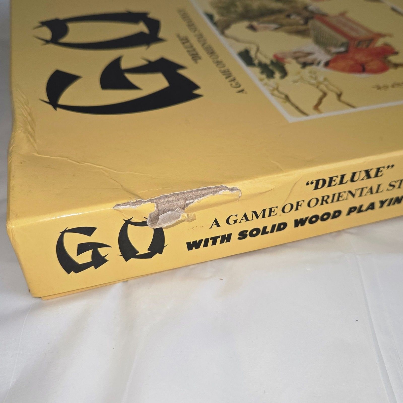 1982 John N. Hansen Go Deluxe Board Game Solid Wood Complete Vintage Set